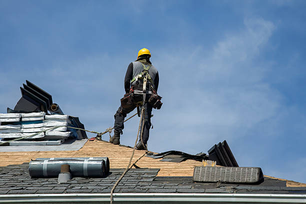 Professional Roofing technician working in East Stone Gap, VA